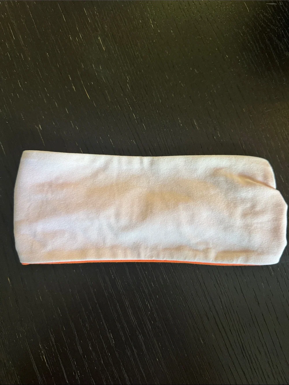 Lululemon Bang Buster Wide Orange & White Headband. OS